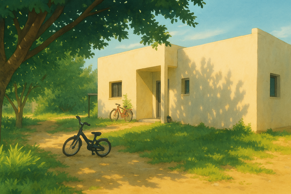 依據原圖生成的Idan家房屋,位在卡法阿札,距離加薩僅2公里左右。